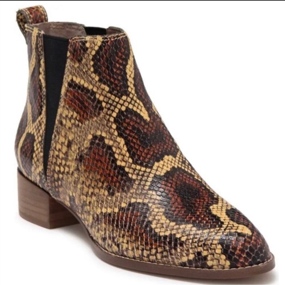 MADEWELL Snake Embossed Carina Boot